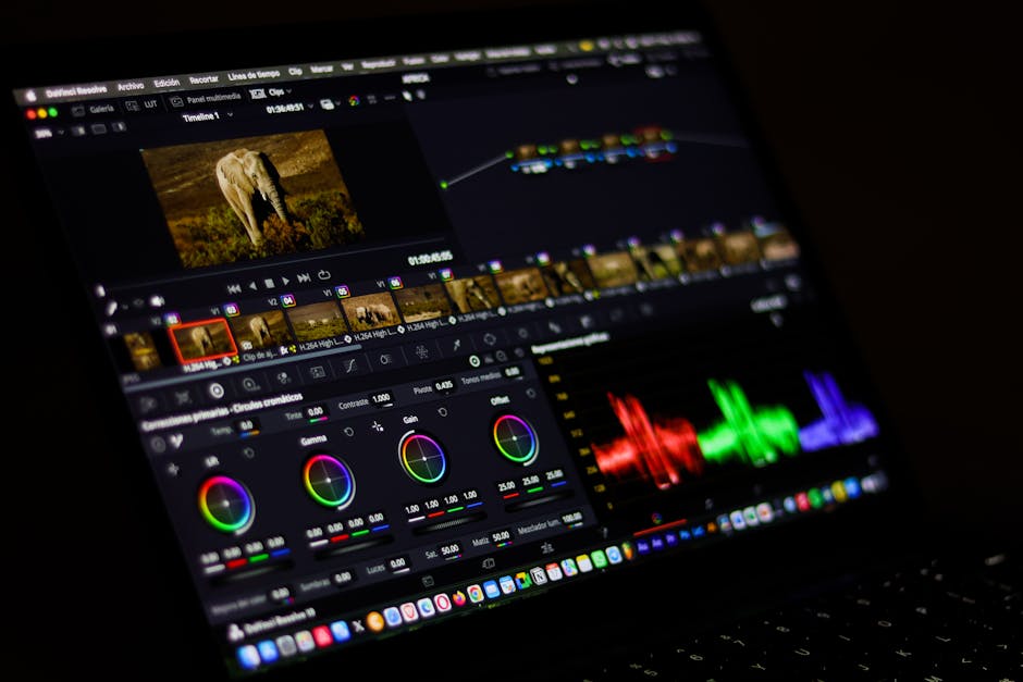 Video editing timeline for a CapCut AI video generator review