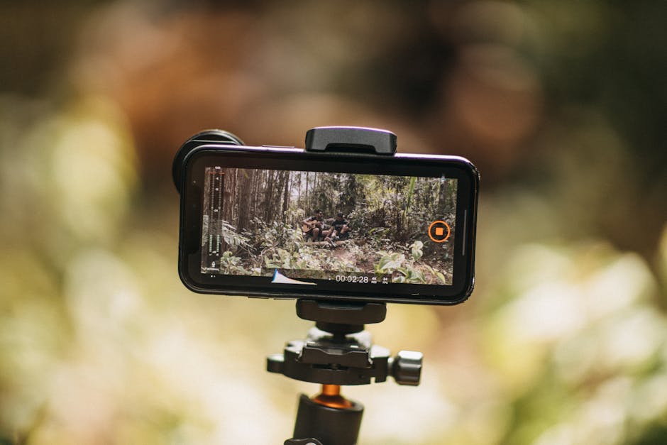 Vertical phone video setup for publishing a first faceless TikTok